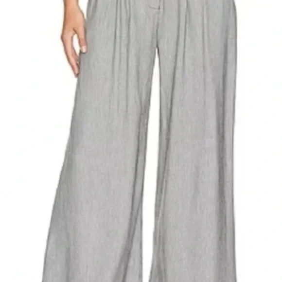 HOUSE OF HARLOW 1960 TWO-PIECE HOUNDSTOOTH SET WIDE LEG PANT - Picture 4 of 4